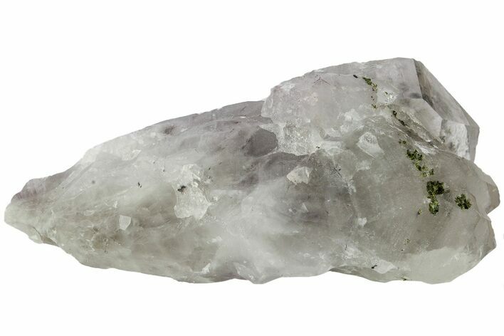 Quartz Crystal Cluster with Epidote Inclusions - China #214728
